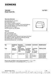 LGT671-L datasheet pdf Siemens