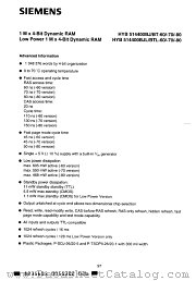 HYB514400BJL-80 datasheet pdf Siemens