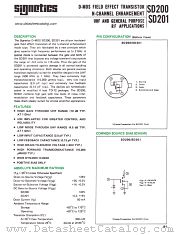 SD200 datasheet pdf Signetics