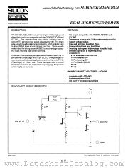 SG3626M datasheet pdf Silicon General