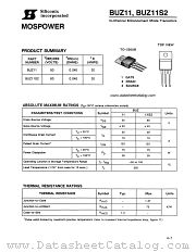 BUZ11S2 datasheet pdf Siliconix