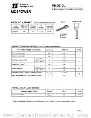 VN2010L datasheet pdf Siliconix