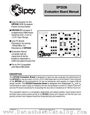 SP2526EB datasheet pdf Sipex Corporation