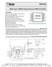 SP6132EU/TR datasheet pdf Sipex Corporation