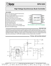 SP6132HV datasheet pdf Sipex Corporation