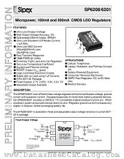 SP6200 datasheet pdf Sipex Corporation