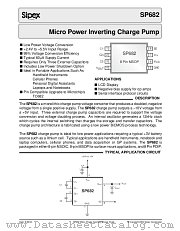 SP682EU datasheet pdf Sipex Corporation