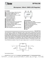 SP78LC00 datasheet pdf Sipex Corporation