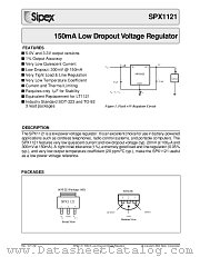 SPX1121M3-5.0 datasheet pdf Sipex Corporation