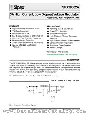 SPX29302AU5 datasheet pdf Sipex Corporation