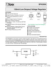 SPX2930M1-3.5/TR datasheet pdf Sipex Corporation