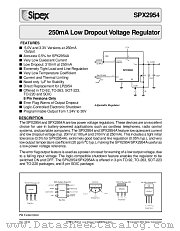 SPX2954T3-5.0 datasheet pdf Sipex Corporation