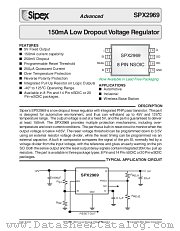 SPX2969 datasheet pdf Sipex Corporation