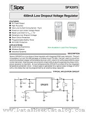 SPX2975N-3.3 datasheet pdf Sipex Corporation