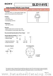 SLD114VS datasheet pdf SONY