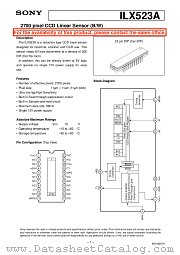 ILX523A datasheet pdf SONY