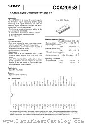 CXA2095S datasheet pdf SONY