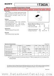 1T363A datasheet pdf SONY