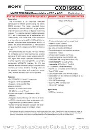 CXD1958Q datasheet pdf SONY