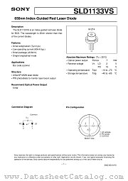 SLD1133VS datasheet pdf SONY