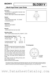 SLD301V datasheet pdf SONY