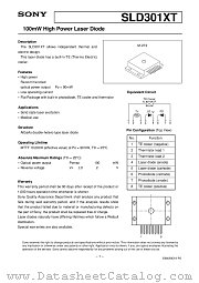 SLD301XT datasheet pdf SONY