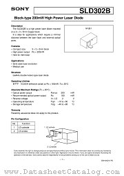 SLD302B datasheet pdf SONY