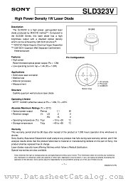 SLD323V datasheet pdf SONY