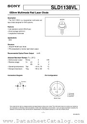 SLD1138VL datasheet pdf SONY