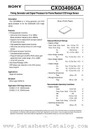 CXD3406GA datasheet pdf SONY