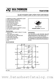 TDA7370BV datasheet pdf ST Microelectronics