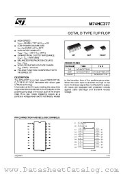 M74HC377RM13TR datasheet pdf ST Microelectronics