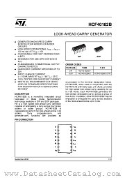 HCF40182BEY datasheet pdf ST Microelectronics