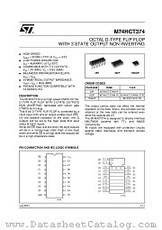 M74HCT374B1R datasheet pdf ST Microelectronics