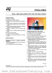 ST624XB-DBE datasheet pdf ST Microelectronics