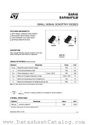 BAR46AFILM datasheet pdf ST Microelectronics