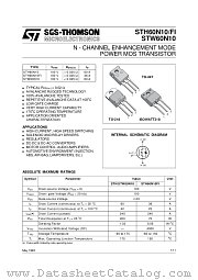 STH60N10FI datasheet pdf ST Microelectronics