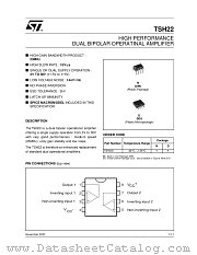 TSH22IN datasheet pdf ST Microelectronics