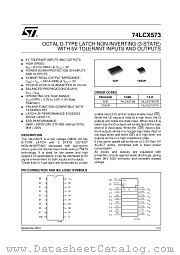 74LCX573M datasheet pdf ST Microelectronics