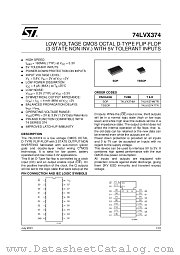 74LVX374M datasheet pdf ST Microelectronics