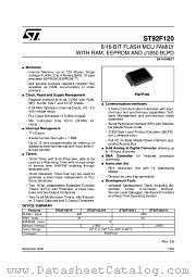 ST92F120V1Q6 datasheet pdf ST Microelectronics