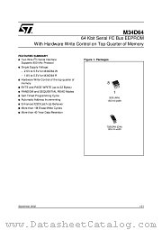 M34D64 datasheet pdf ST Microelectronics