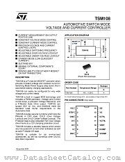 TSM108ID datasheet pdf ST Microelectronics