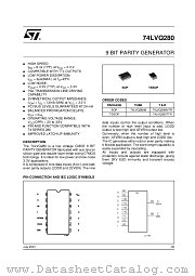 74LVQ280MTR datasheet pdf ST Microelectronics