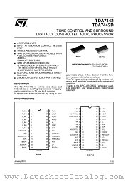 TDA7442D datasheet pdf ST Microelectronics