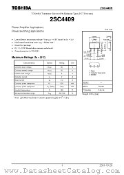 2SC4409 datasheet pdf TOSHIBA