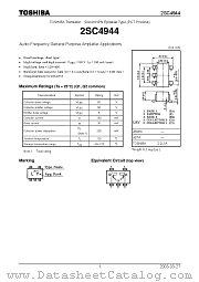 2SC4944 datasheet pdf TOSHIBA