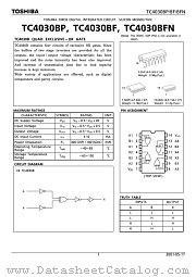 TC4030BFN datasheet pdf TOSHIBA