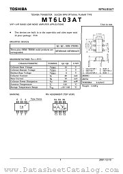 MT6L03AT datasheet pdf TOSHIBA