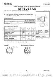 MT6L04AE datasheet pdf TOSHIBA